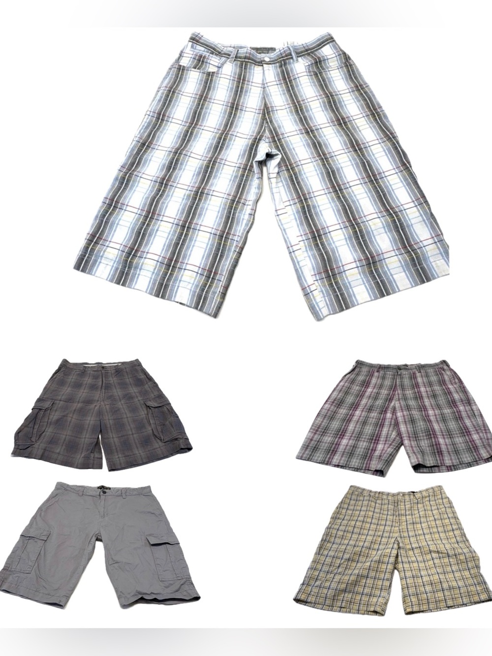 Lot of 5 Men's Summer Shorts Size 36 Haggar Puma Black Brown Y2K